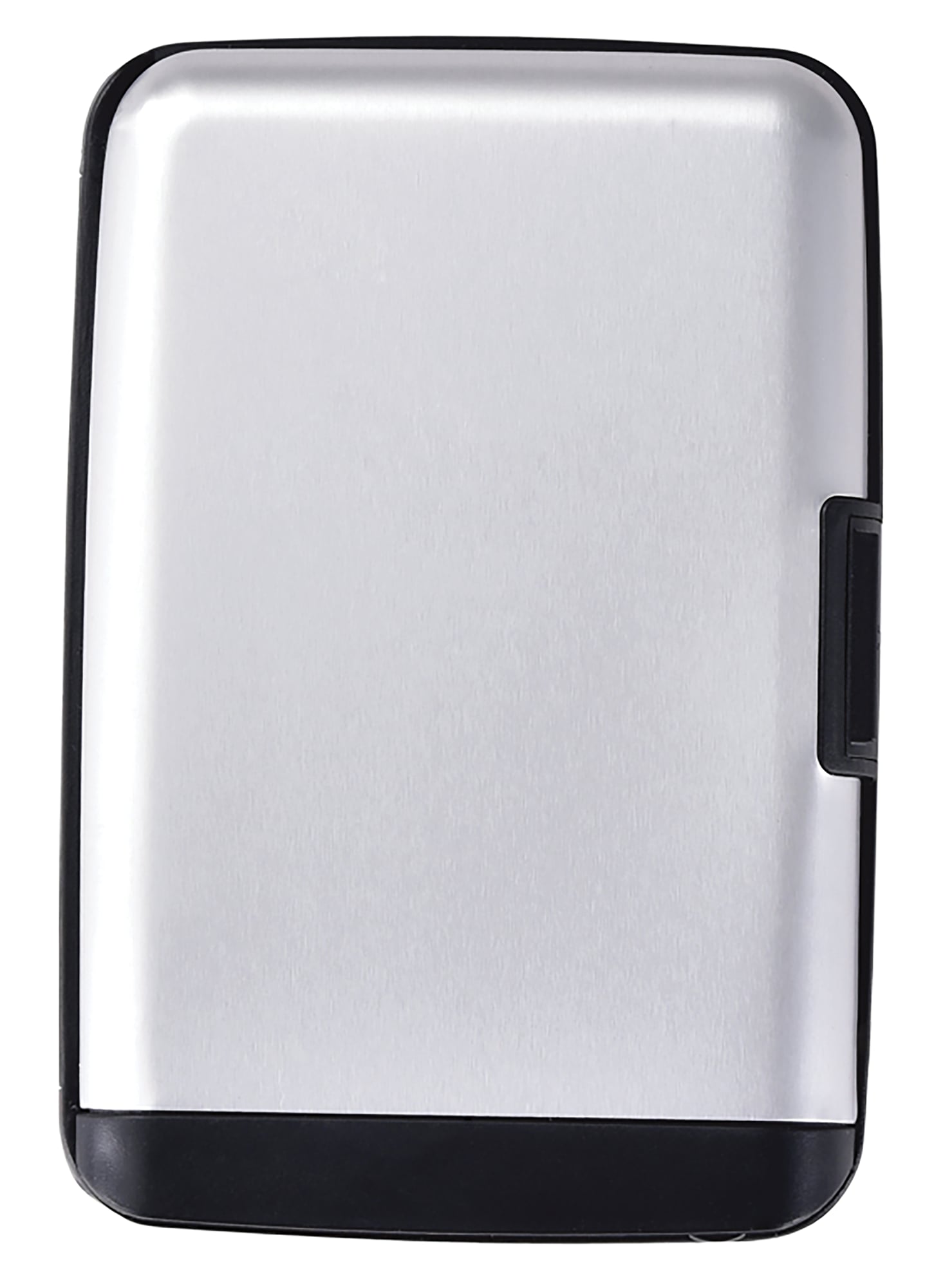 Aluminum Charging Wallet, Silver, large