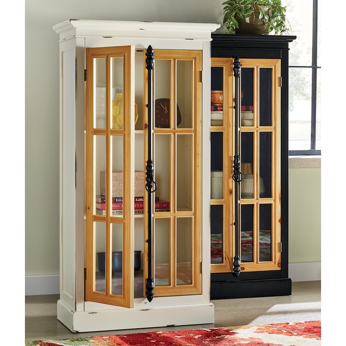 Tall Windowpane Cabinet Montgomery Ward