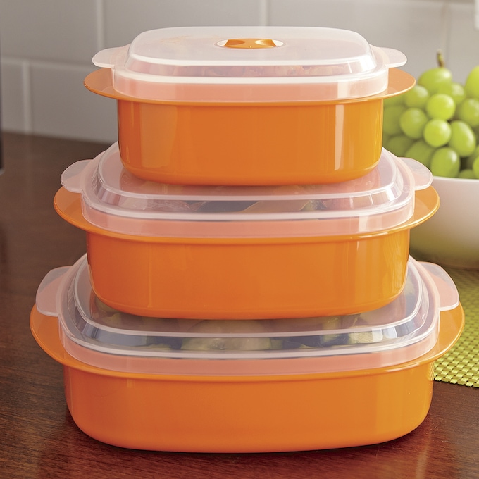 6-Piece Food Storage Containers with Lids Set