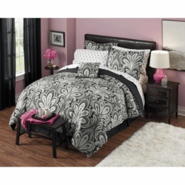 Remi Complete Bed Set, Accent Pillow and Window Treatments, , large