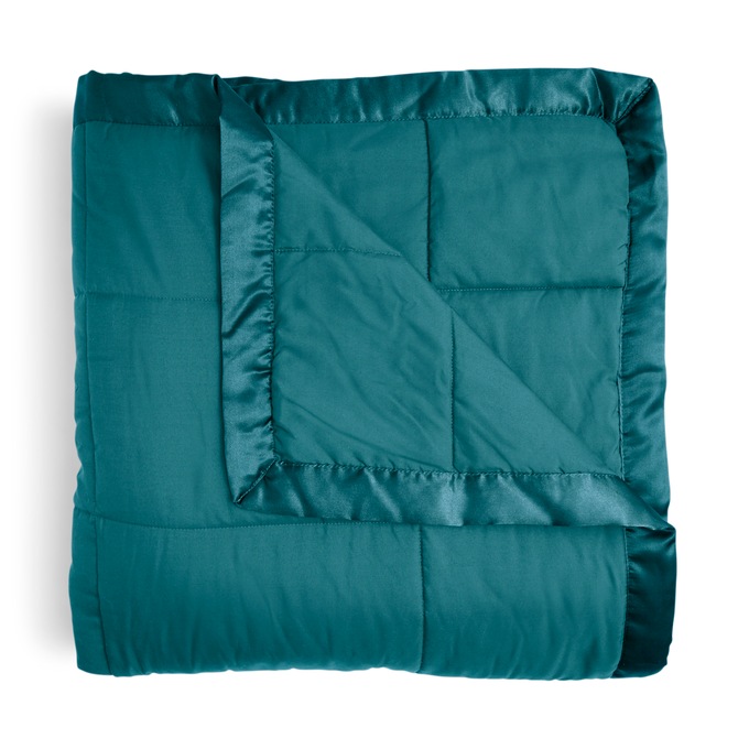 SatinTrimmed DownAlternative Blanket Montgomery Ward