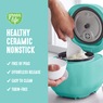 Greenlife 4-Cup Rice and Grains Cooker, Turquoise, large