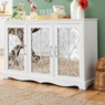 Palmier Scrolled-Mirror Microwave Cabinet and Sideboard, , large