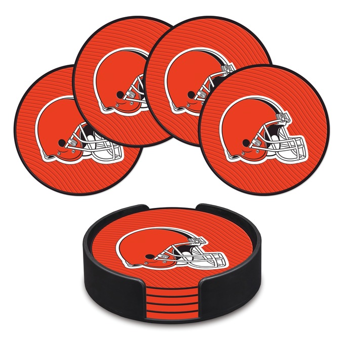 Set of 4 NFL Coasters, , large