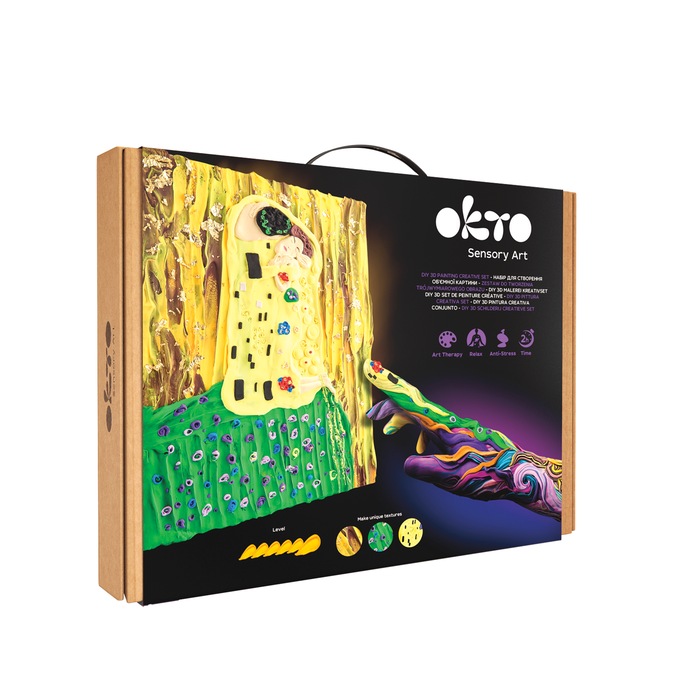 Sensory Art 3-D Clay Painting Kit, , large