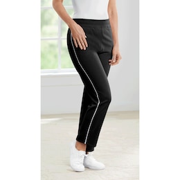 Fleece Contrast-Trim Pant, , large