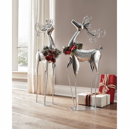 Set of 2 Reindeer D&eacute;cor, , large