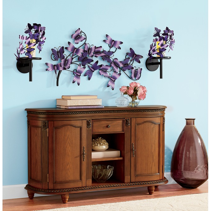 Blooming Butterflies Wall Sconce, , large