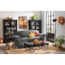 Dawson Media Display Cabinet, Black, large