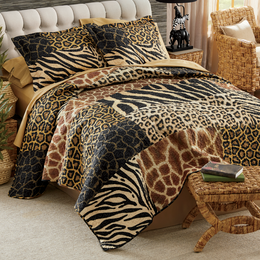 Animal Patch Quilt, , large
