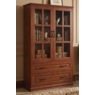 Dawson Media Display Cabinet, Walnut, large