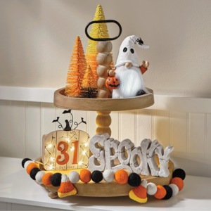2-Tiered Decorative Tray, , large