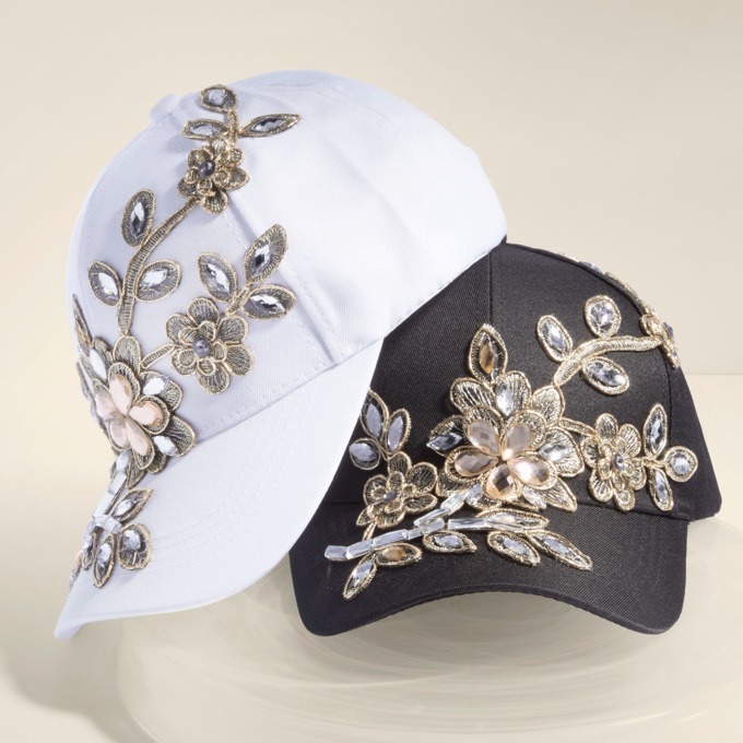 Embellished Baseball Cap, , large