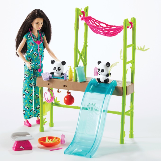  Barbie Panda Rescue Set, , large