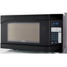 Ginny's .9 Cu. Ft. Metallic Microwave, Black, large