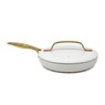 Gotham Steel 11-Piece Modern Kitchen Cookware Set, Cream, large
