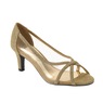 PICABOO Peep-Toe Mesh Pump with Glitter Accents for Women, , large