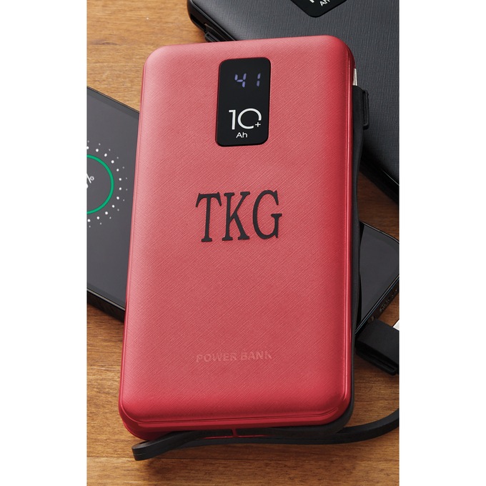 Portable Power Bank with Cables, , large