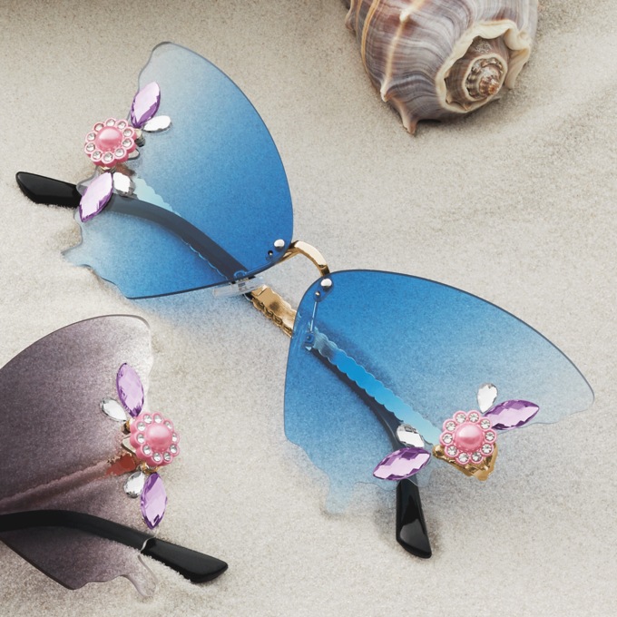 Butterfly Sunglasses, , large
