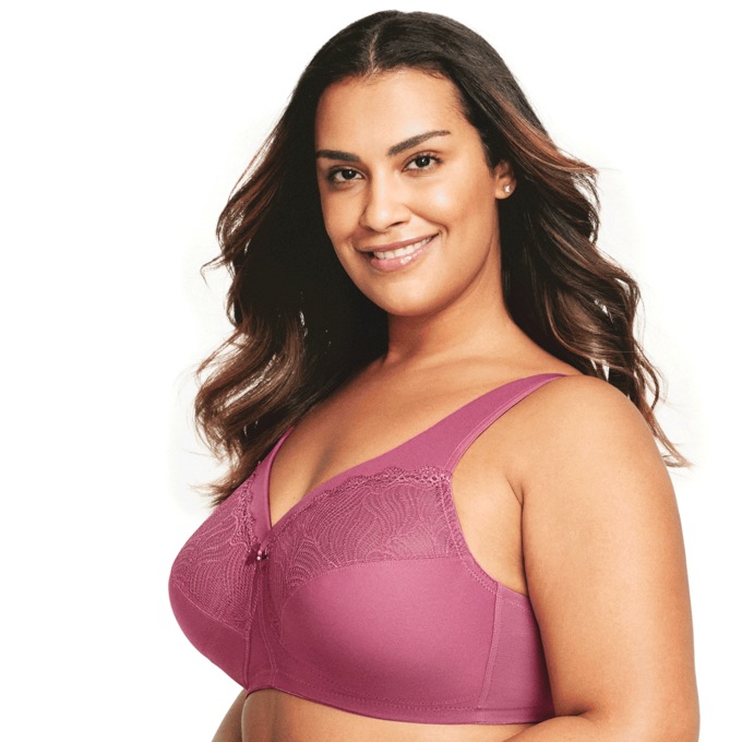 Glamorise® MagicLift® Natural Shape Support Bra, Red Violet, large