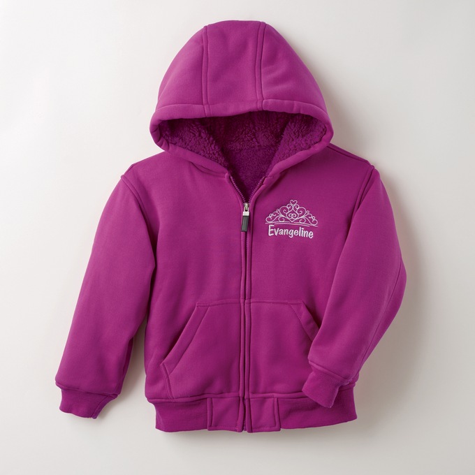 Sherpa-Lined Zip Hoodie, , large