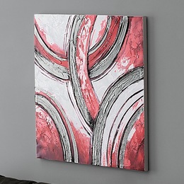 Red Swirl Canvas, , large