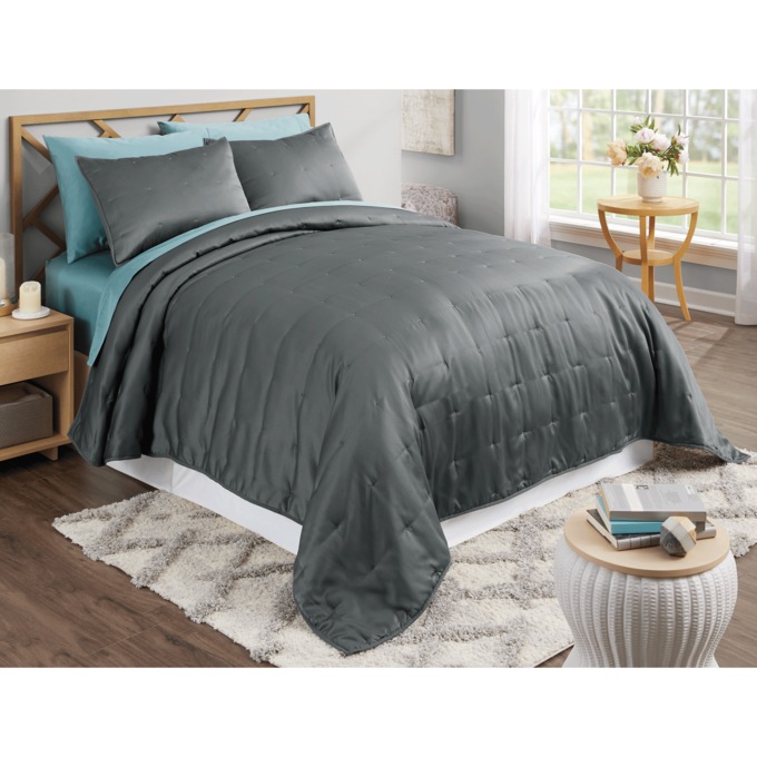 Beautyrest Ames Charmeuse 3-Piece Coverlet Set, , large
