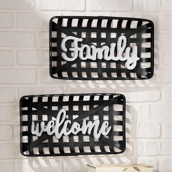 Tobacco Basket Wall Decor Montgomery Ward