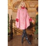 Sherpa-Trimmed Matching Fleece Cape with Gloves, , large