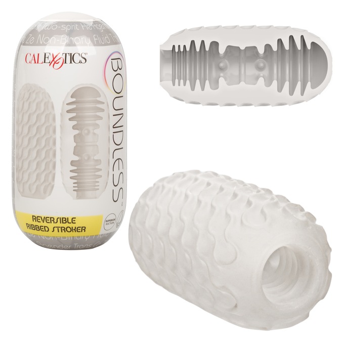 Boundless Reversible Ribbed Stroker, , large
