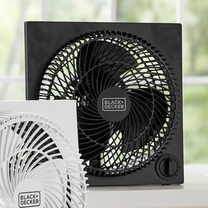 BLACK+DECKER 9" Frameless Box Fan, , large