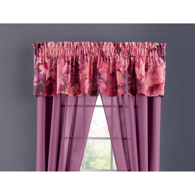 Faith Floral Valance, , large