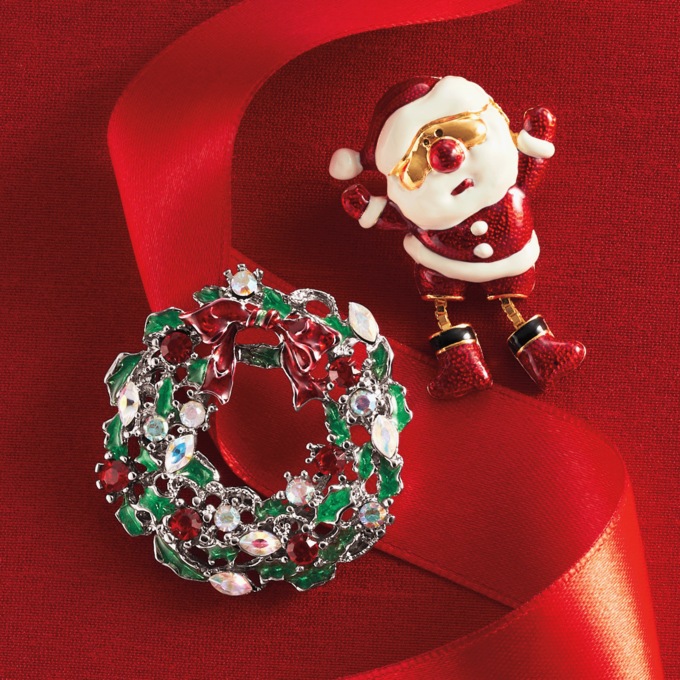 Holiday Pin, , large