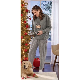 Bobs Mittens Pullover Hoodie and Heart Cozy Jogger by Skechers, , large