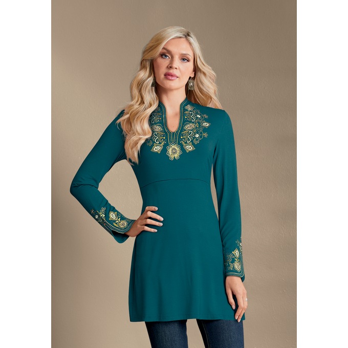 Natasha Embellished Tunic, , large