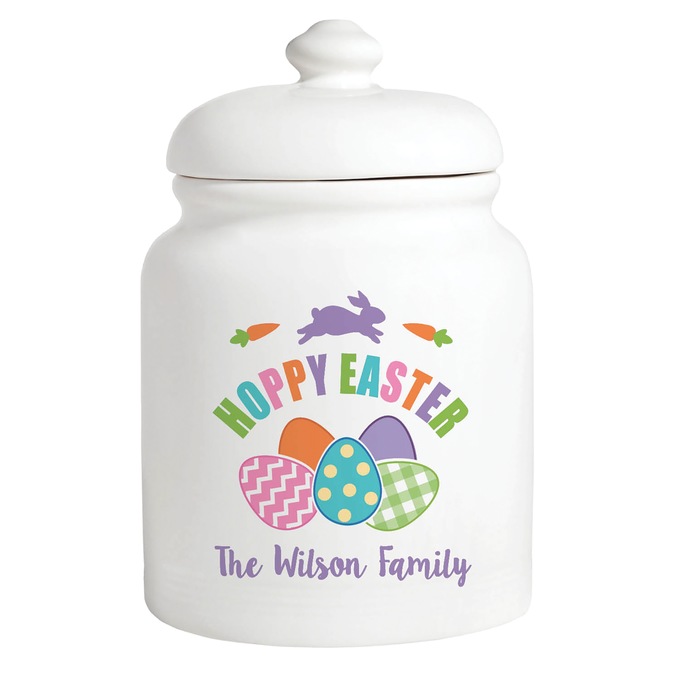 Personalized Spring Treat Jar, , large