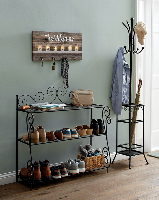 Scroll Shoe Rack, , large