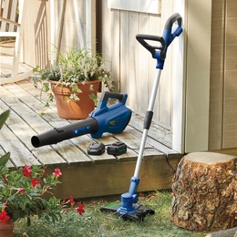 Bundle and Save Pack: 20V Blower, String Trimmer, Battery and Charger, , large