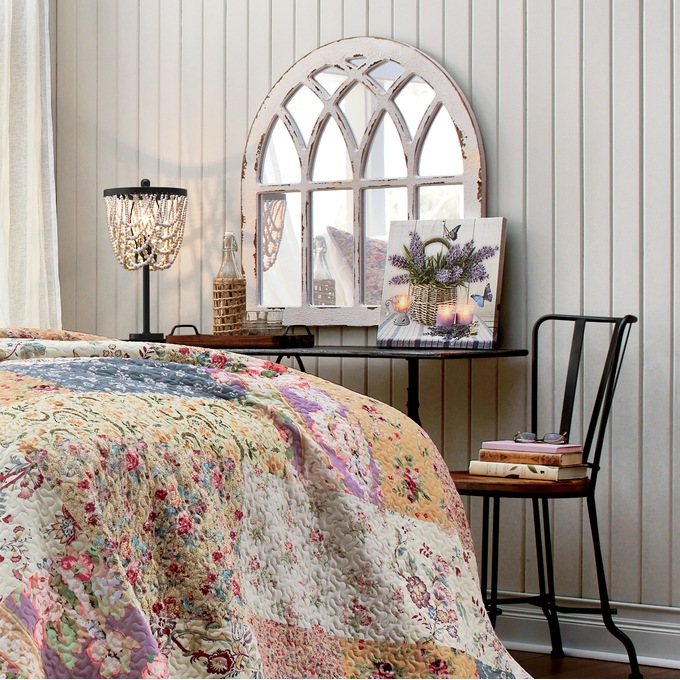 Lit Calming Lavender Canvas, , large