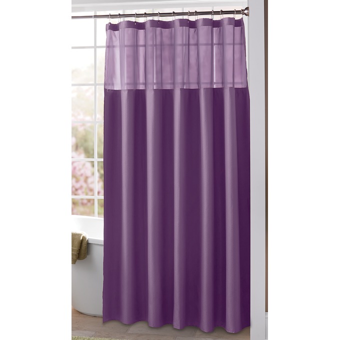 Kingfield Snap-Off Shower Curtain, , large