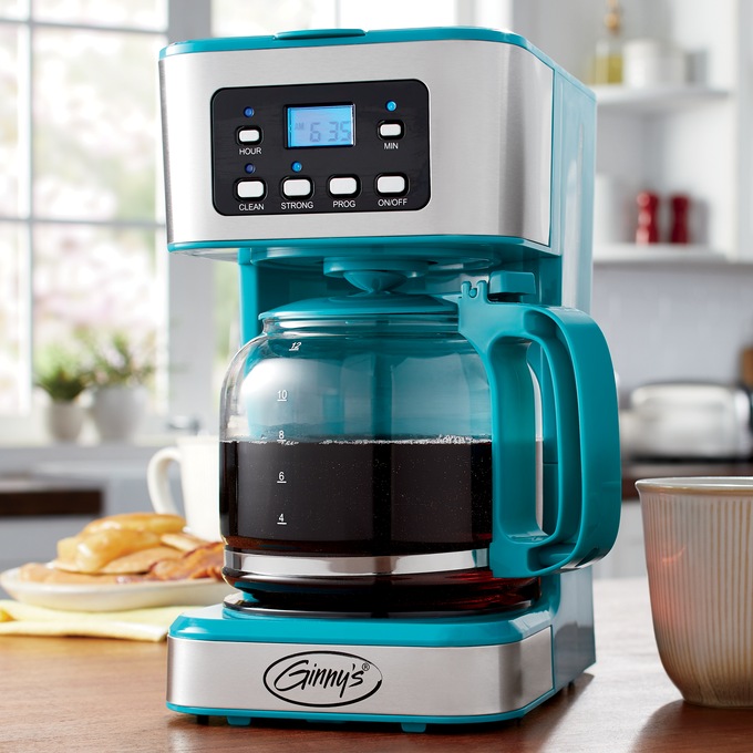 Ginny's® 12-Cup Coffee Maker, , large