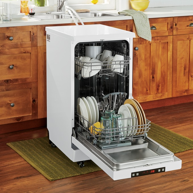 Portable dishwasher in deals store