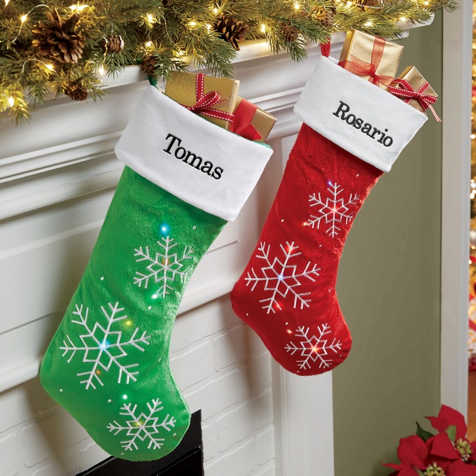 Snowflake Stocking, , large