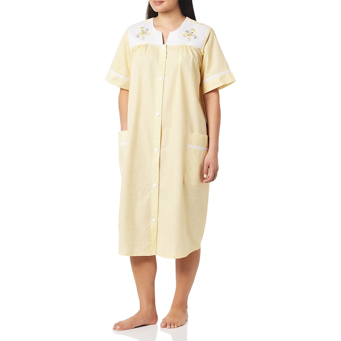 Duster With Embroidered Yoke, , large