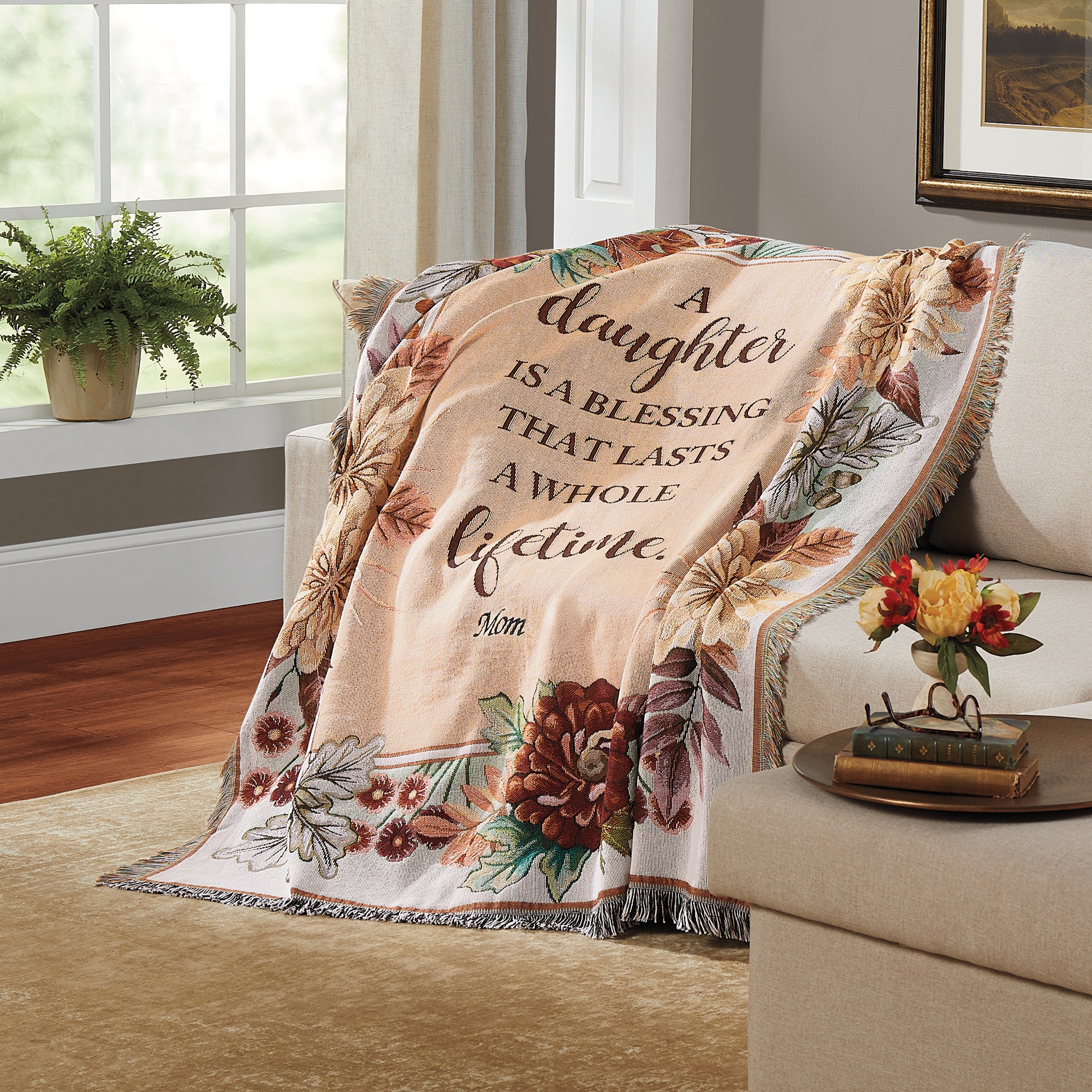 Personalized Tapestry Throw, , large