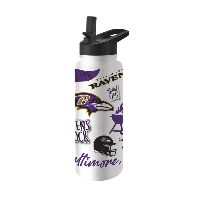 NFL Native Logo Water Bottle, , large