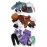 18" Style Girls Doll with Set of 3 Outfits, , large