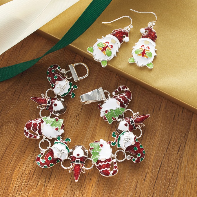 Holiday Gnome Jewelry, , large