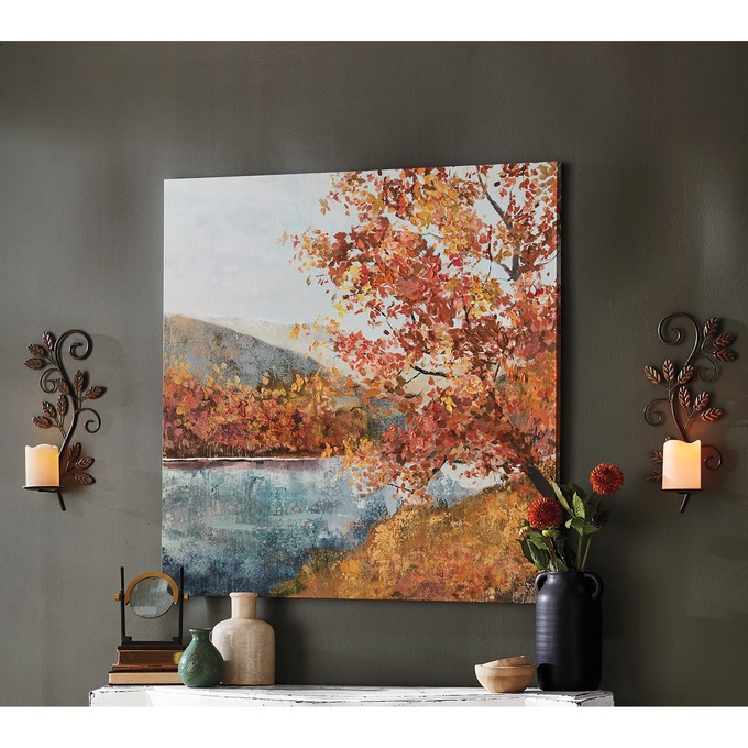 Autumn Lake View Wall Art, , large