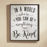 Be Kind Wall Sign, , large